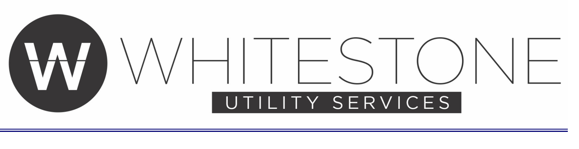 A picture of the logo for white 's utility services.